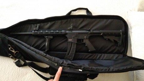 Vendo Carabina semiautomática Smith & Wesson M&P15-22 Sport, prácticamente nueva. He tirado 50 11