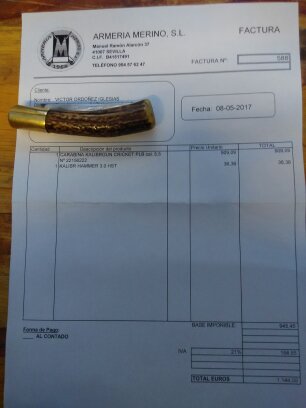 Buenos días compañeros, con el fin de hacer caja para un nuevo proyecto vendo esta preciosa y precisa 01