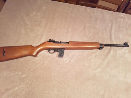 Hola, un familiar que no es miembro de este Foro, vende una carabina Erma M1 del calibre .22LR en muy 02