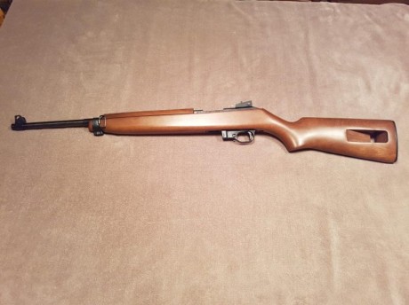 Hola, un familiar que no es miembro de este Foro, vende una carabina Erma M1 del calibre .22LR en muy 01
