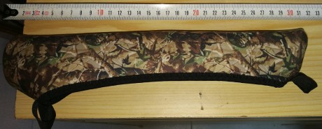 Funda de neopreno para visor, 15€, proteje de golpes, temperatura e inclemencias meteorologicas, valido 01
