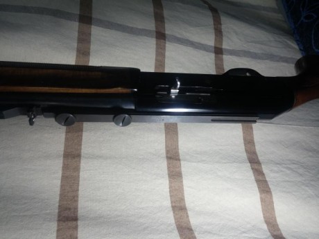 Vendo escopeta Fabarm semiatuomatica, calibre 12 magnum(12/76) cañon con chocke de una estrella de 90cm, 01