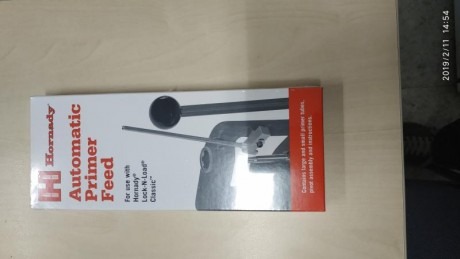 Hola buenas.
Vendo empistonador Hornady para prensa Lock N Load, 
 actualmente sin existencias Nuevo, 00