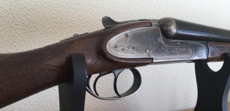 Vendo escopeta plana marca ZH ( Zabala Hermanos)
Paralela, expulsora, largo de cañón 68 cm, 5 boquillas 01