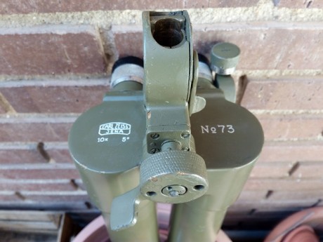 En venta este telescopio de tijera o trinchera o antena alemán (Scherenfernrohr) 10x  5º en muy buen estado, 10