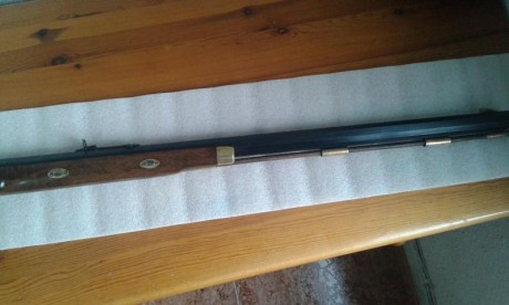 Hola tengo a la venta un rifle de avancarga marca ardesa, modelo HAWKENS, calibre 45 y paso de estria 01