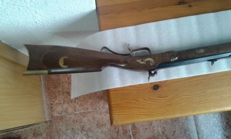 Hola tengo a la venta un rifle de avancarga marca ardesa, modelo HAWKENS, calibre 45 y paso de estria 00