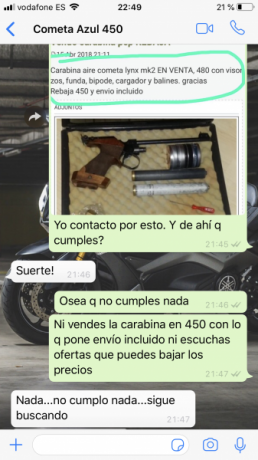 Hola buenas! Por no darles uso voy a poner varias armas que tengo. No tengo ninguna gana de desprenderme 60