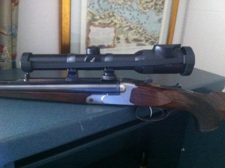 Vendo este rifle con dos gatillos, extractor, pelo en el cañón derecho, regulable y con montura para visor. 12