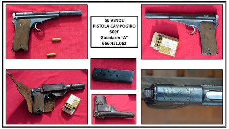 Muy buenas tardes,

Un compañero vende su pistola Campogiro guiada en "A", no como "histórica".

El 00