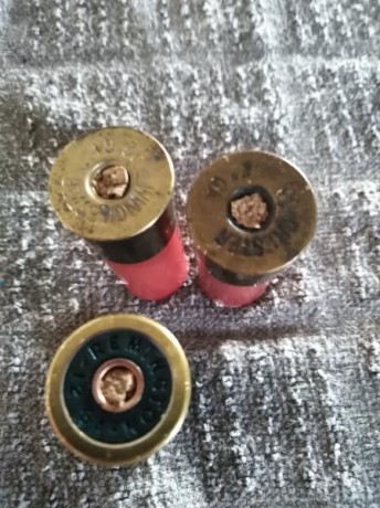 Hola compañeros, resulta que arme unos cartuchos usados de practica para la escopeta, los corte y rellene 01