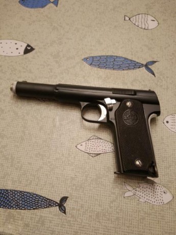 Hola de nuevo a todos,

Vendo mi Astra 400 del año 1925.
En perfecto estado de funcionamiento y estado 01