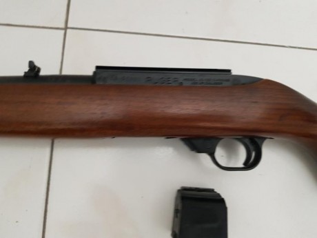 Se vende carabina RUGER 10/22.
Carabina semiautomatica, seguramente la mejor semiautomatica que se fabrica.
Muy 22
