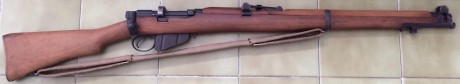 Vendo fusil Enfield original, modelo Nº2 MK IV en calibre 22 L.R. con correa original, apenas ha disparado, 01