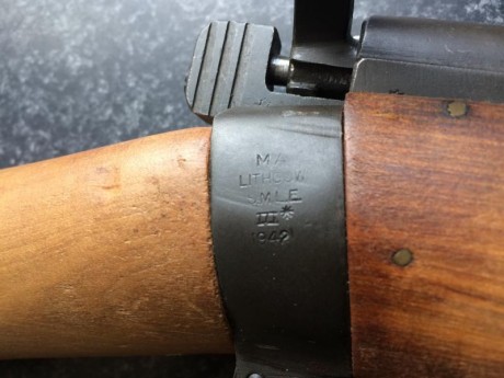 Vendo fusil Enfield original, modelo Nº2 MK IV en calibre 22 L.R. con correa original, apenas ha disparado, 11