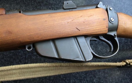 Vendo fusil Enfield original, modelo Nº2 MK IV en calibre 22 L.R. con correa original, apenas ha disparado, 32