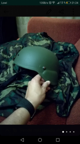 Vendo casco MICH ACH talla M de la marca Vestguard. Comprado en tienda oficial con dos años de antigüedad. 00