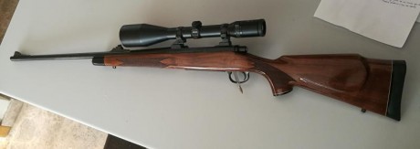 Buenas, vendo un remington 700 BDL del calibre 300 win mag, el rifle lleva un visor zeiss diavari Z de 01
