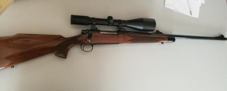 Buenas, vendo un remington 700 BDL del calibre 300 win mag, el rifle lleva un visor zeiss diavari Z de 00