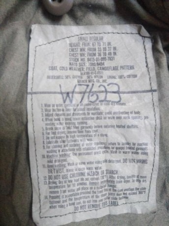 Hola, vendo este chaqueton del ejercito polaco nuevo,el camuflage que usan actualmente las fuezas armadas 20
