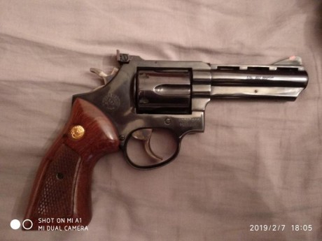 Cambio Revolver Taurus 357 Magnum 4", con funda Bianchi. Muy pocos tiros.
Cambiaría por carabina 02