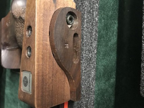 Empuñadura para Steyr LP50 y creo que vale para LP10. Es talla M y para diestro. Está en Madrid. 100€ 00