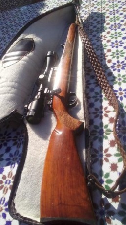 Vendo rifle BRNO cal. 30.06 de cerrojo, con visor BUSHNELL 3-9X40E con selector de retícula. Muy pocos 02