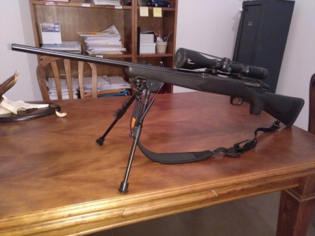 Vendo rifle Marlin XL7 en calibre 7mm08, con visor Burris 2,5-10x50 Ri modelo Euro Diamond, monturas Warne 12
