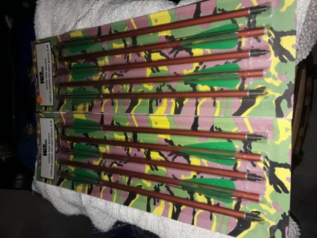 Buen dia,vendo 20 flechas para ballesta de aluminio ,portes aparte,precio-35 €.Saludos al grupo.. 00