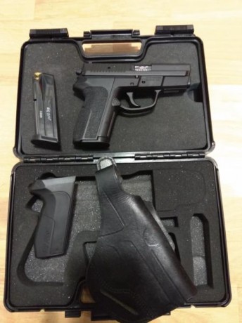 Vendida, gracias, vendo esta pistola con la que apenas he tirado un par de cajas, ya que la he usado cómo 00