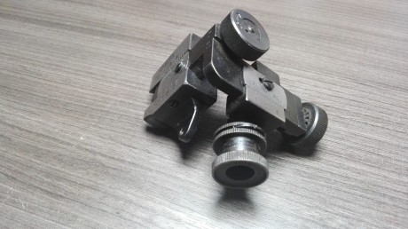 Diopter micrométrico de iris regulable para fusiles Enfield Nº4. El estado de conservación y funcionamiento 01