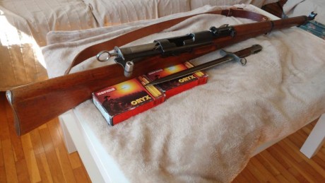 Vendo Schmidt Rubin k31, impecable en el funcionamiento y espectacular en la agrupación. Lo he utilizado 00