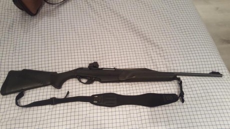 Hola,

Vendo benelli argo confortech calibre 300wm con punto rojo docter. Buen estado, se puede ver y 02