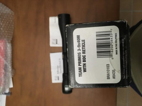 Vendo un visor nuevo marca Nikon TEAM PRIMOS 3-9x40 mm con reticula BDC y tubo  de 1".
Es una edición 12