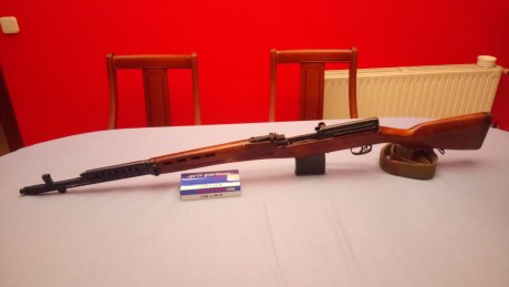 Vendo Tokarev SVT 40 Calibre 62X54 cañon de 625mm semiautoático. Si se entrega en mano se regala caja 02