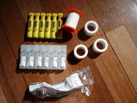 Como todos los años toca reponer botiquines y al hacer un pedido grande nos sobran algunas cosas, ideal 00