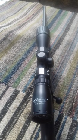 Un compañero vende este rifle como nuevo, comprado este año pasado y no a tirado nada. CZ calibre 17hrm 50