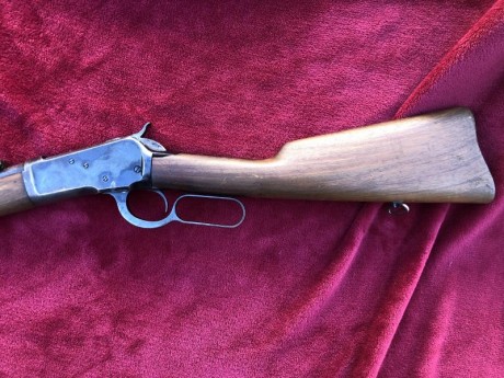 Lo pongo por aquí por si a alguien le interesara para un cambio.

Winchester 1892 fabricado en 1916 en 01