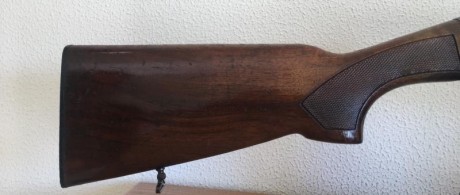 Vendo escopeta semiautomática  MOD. 500 . accionada por gases, largo de cañón de 71 cm. , choque fijo 01