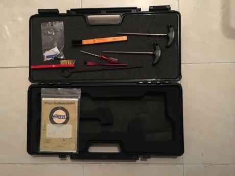 Por dejar la afición vendo pistola Walther GSP Expert con doble carro: del 22 y 32. La compré con una 02