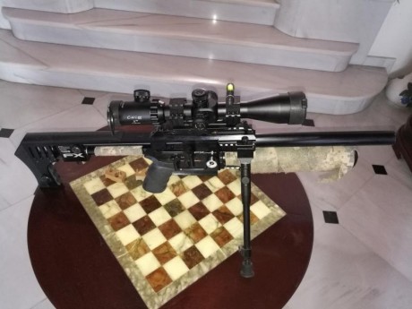 Vendo PCP  Fx Impact , calibres 6. 35 y 5. 5 , impecable en perfecto estado , 7 cargadores para ambos 01