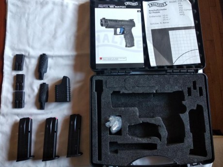 Buenas tardes,

Vendo Walther Q5 Match.
PRECIO:700€
Escucho ofertas de cambio.
Excelente pistola para 12