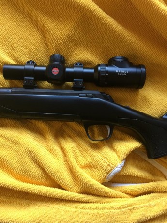 Vendo Browning X-bolt Composite SF y rosca homologada. Calibre 308w. Peso 2,9kg. Longitud cañón 53,5cm. 22