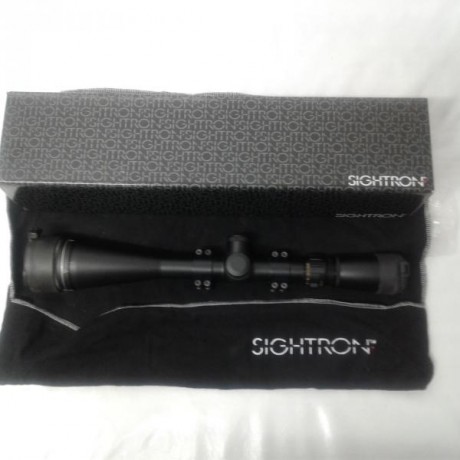 Vendo visor Sightron SII 6-24x42 reticula mil dot con parasol y tapas Flip Up originales , no tiene golpes 00