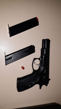 Un compañero y amigo del club vende su CZ 75B con dos cargadores y su maletín.
Está guiada en F.
PRECIO: 42