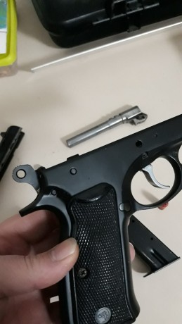 Un compañero y amigo del club vende su CZ 75B con dos cargadores y su maletín.
Está guiada en F.
PRECIO: 50