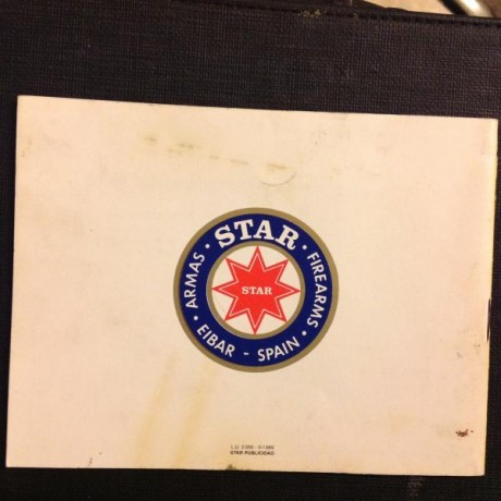 Se vende manual pistola Star 30 PK en buen estado. 
Precio 10 € más portes. 00