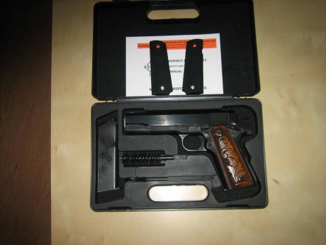 Hola. Vendo esta pistola impecable, con unos 300 disparos realizados.maletín original, dos cargadores 02