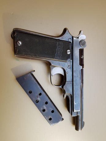 Este es el variante con el cañon mas largo y en 9 mm corto

Inscrito en el libro como arma Historica
precio 01