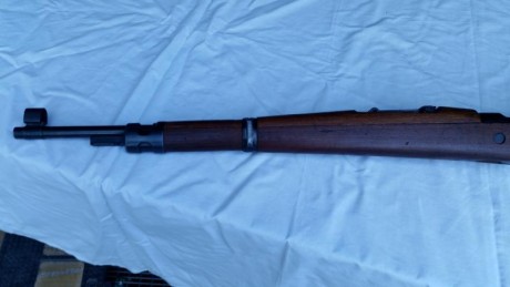 Vendo un K-98 impecable es un M-48 sino me equivoco yugoslavo porque tiene unas letras rusas calibre 8x57 01
